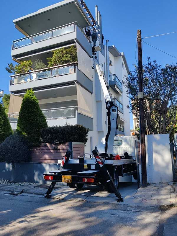 Καλαθοφόρα Οχήματα - Ενοικίαση μόνα τους ή με Χειριστή