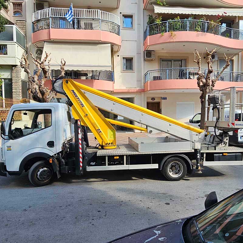 Καλαθοφόρα Οχήματα - Ενοικίαση μόνα τους ή με Χειριστή