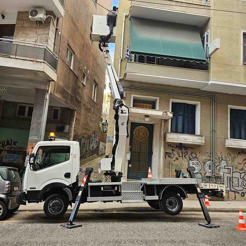 Καλαθοφόρα Οχήματα - Ενοικίαση μόνα τους ή με Χειριστή