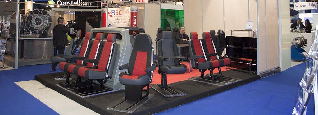 Les sièges et les banquettes de SCORA