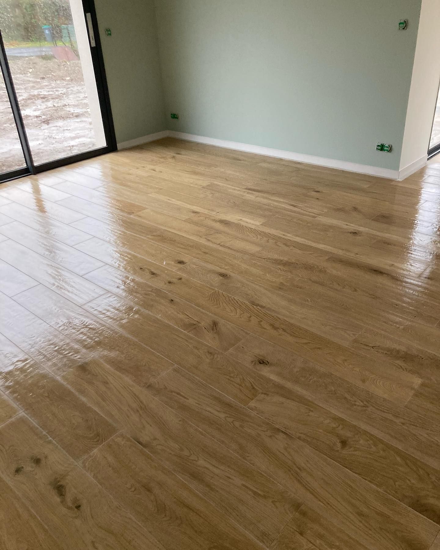 Sol imitation parquet