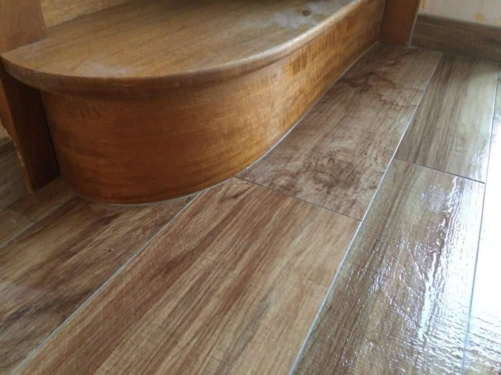 Parquet flottant en gros plan