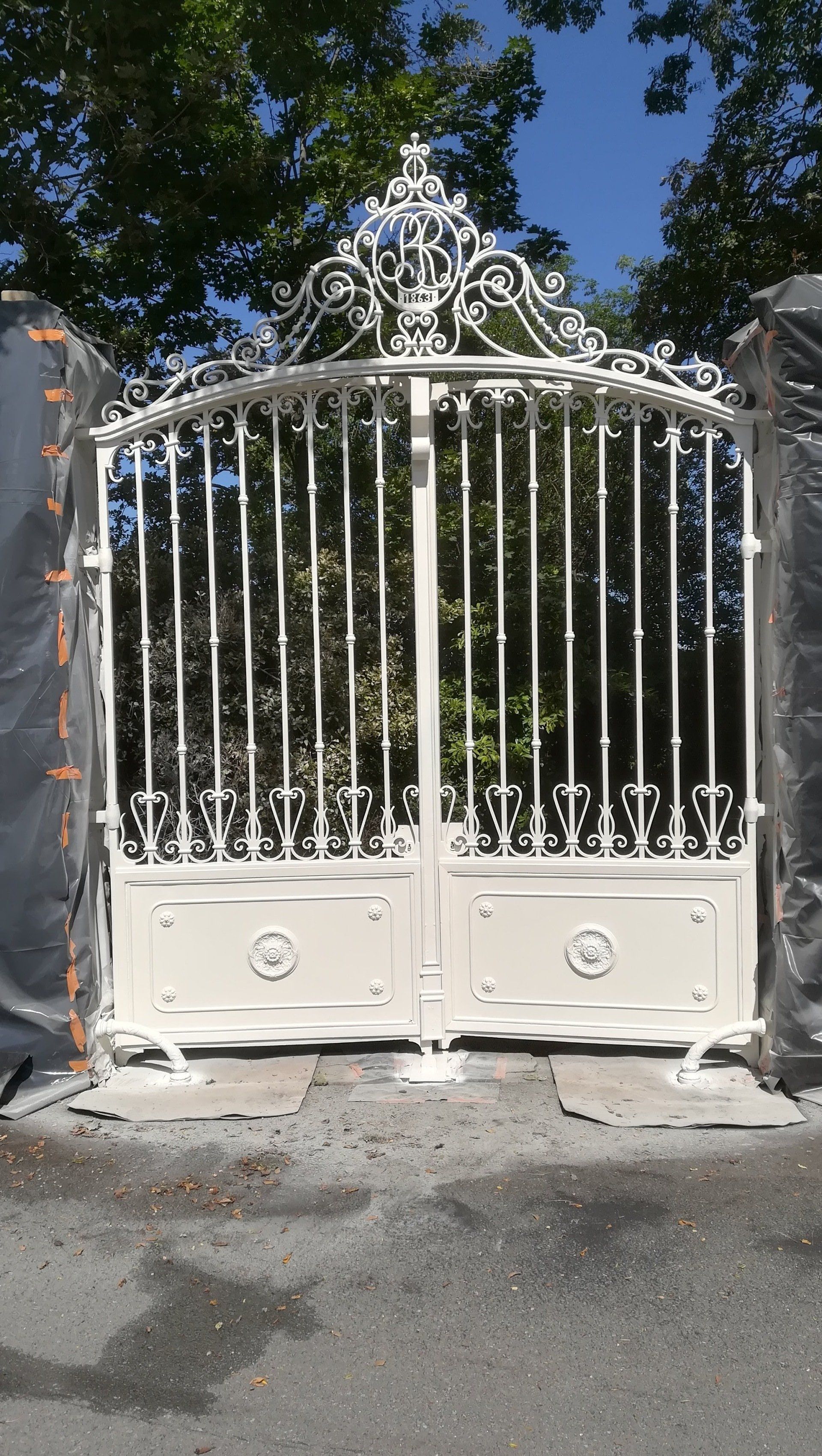 Grenaillage et peinture