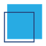 icone d'un carré bleu