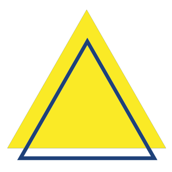 Icone d'un triangle jaune