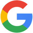 Logo Google : « G » coloré composé de segments bleus, rouges, jaunes et verts.