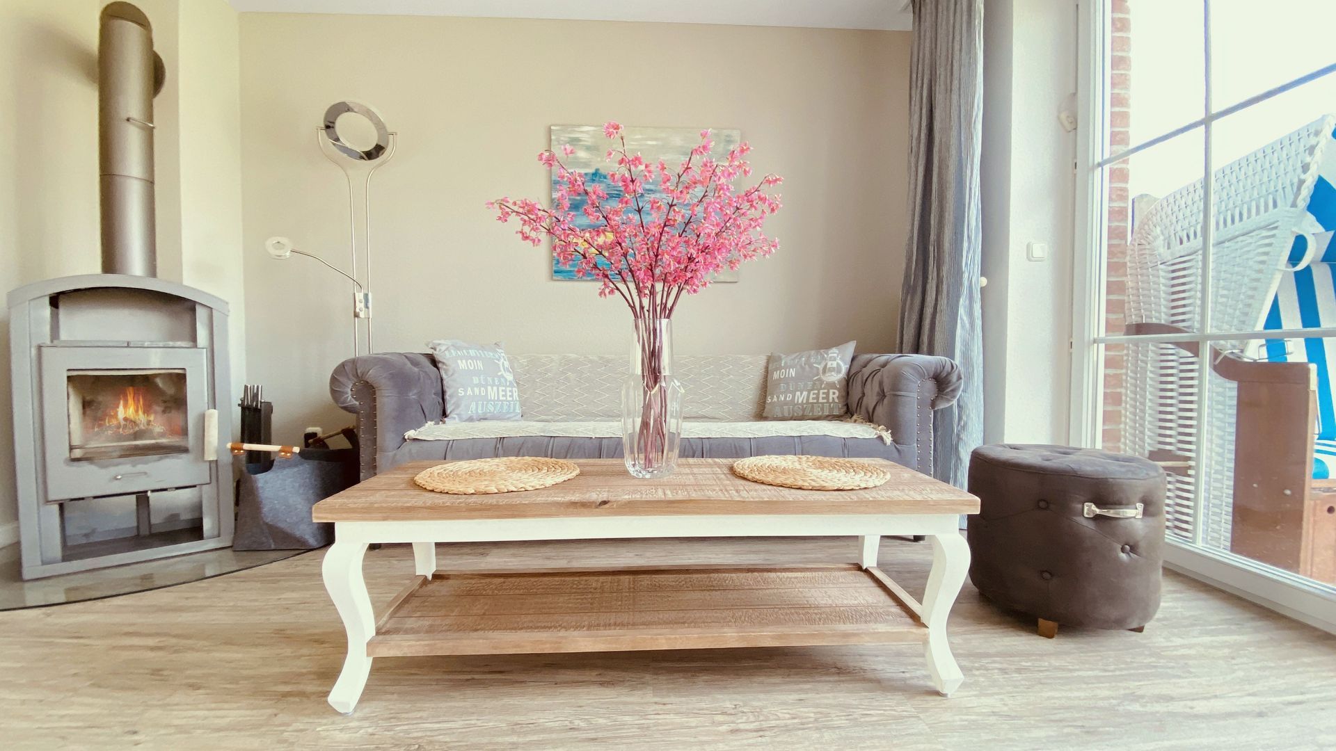 Couch im Landhausstil