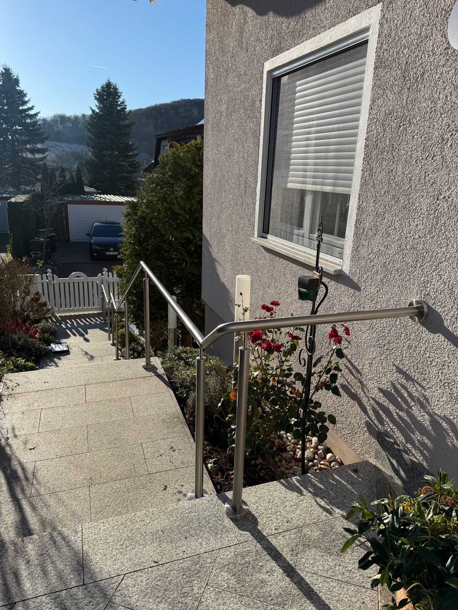 Geländer an einer Treppe