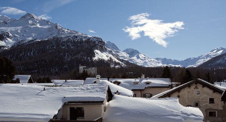 Aussicht Engiadina - Hotel Chesa Grischa in Sils-Baselgia