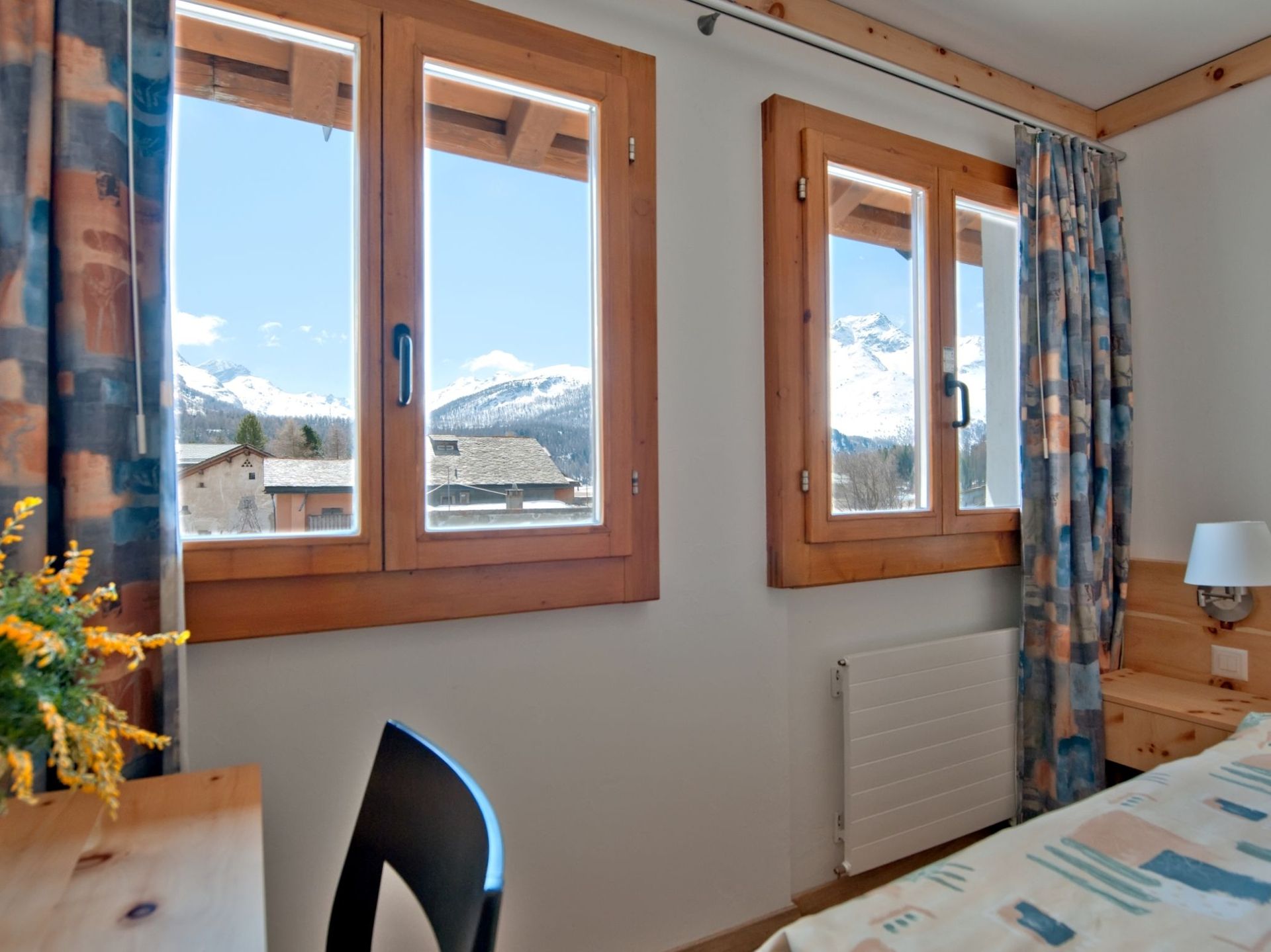 Aussicht Fex - Hotel Chesa Grischa in Sils-Baselgia