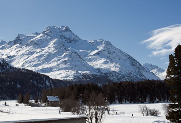 Aussicht Silsersee - Hotel Chesa Grischa in Sils-Baselgia