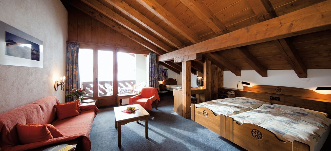Junior Suite mit Balkon Longhin - Hotel Chesa Grischa in Sils-Baselgia