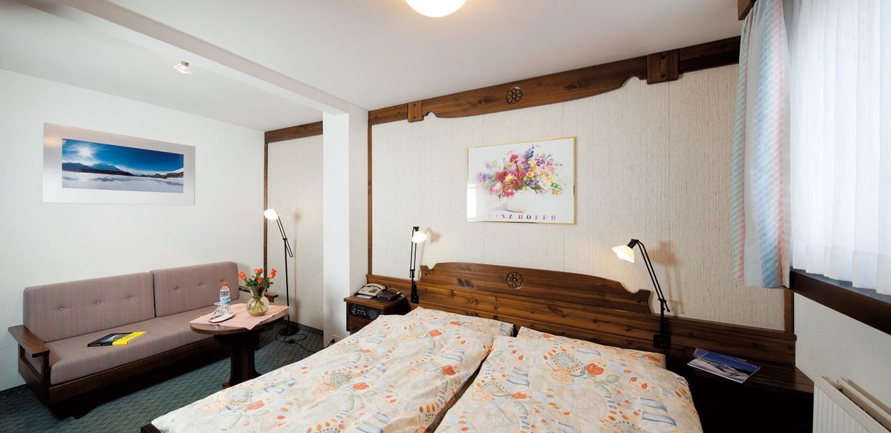 Standard Doppelzimmer Lagrev - Hotel Chesa Grischa in Sils-Baselgia