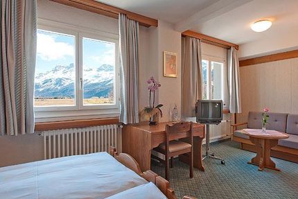 Superior Doppelzimmer Rosatsch - Hotel Chesa Grischa in Sils-Baselgia