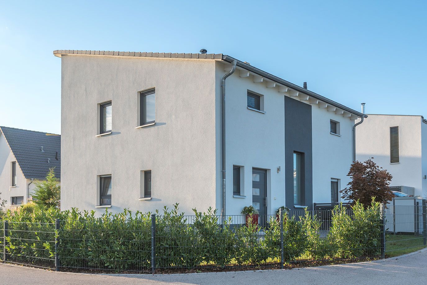 Façade d'une maison neuve