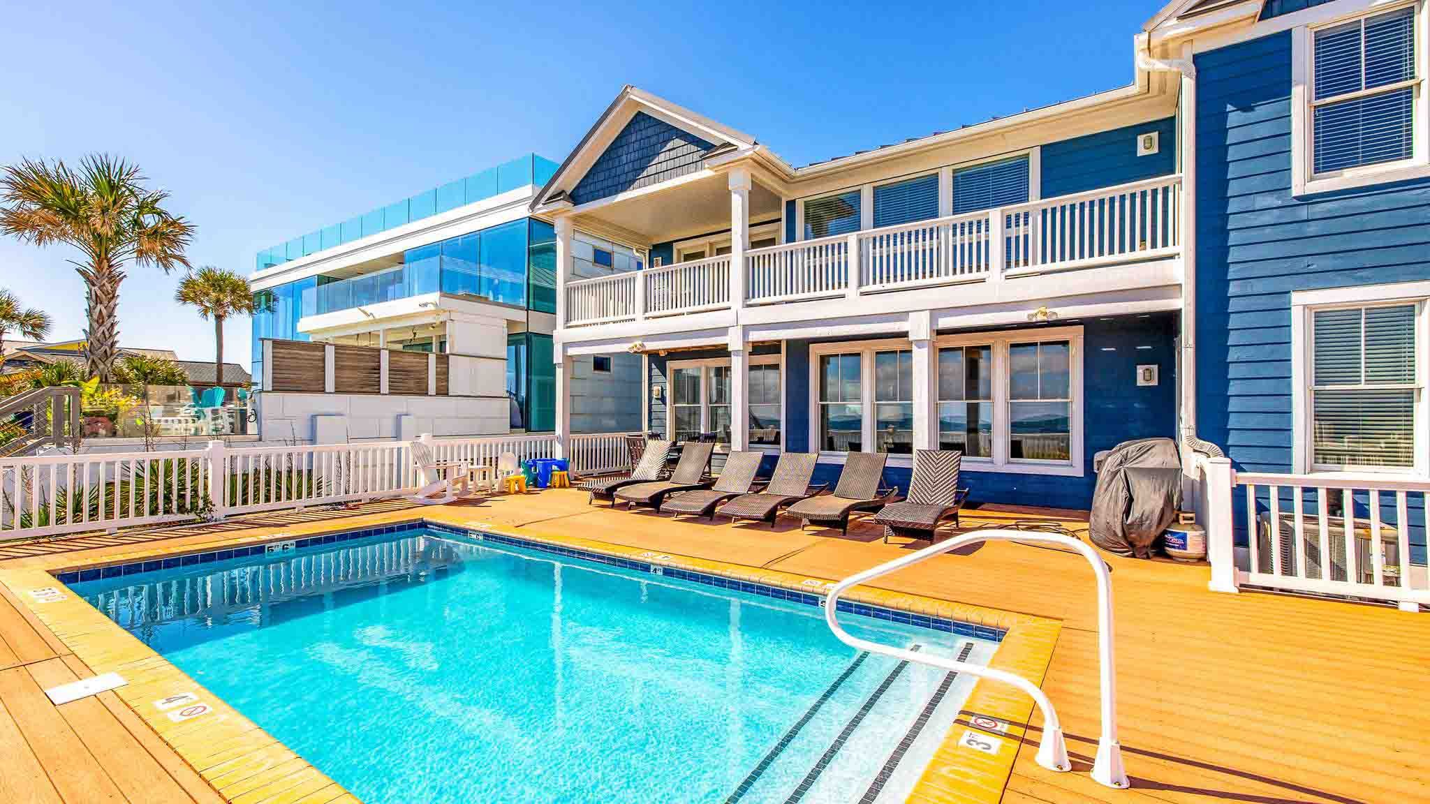 kure beach vacation home with private pool