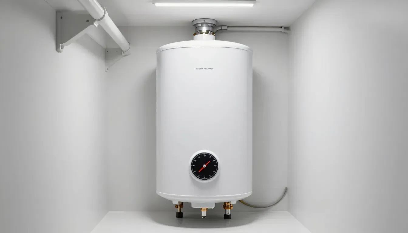 Un gran acondicionador de aire está situado en el techo de un edificio.