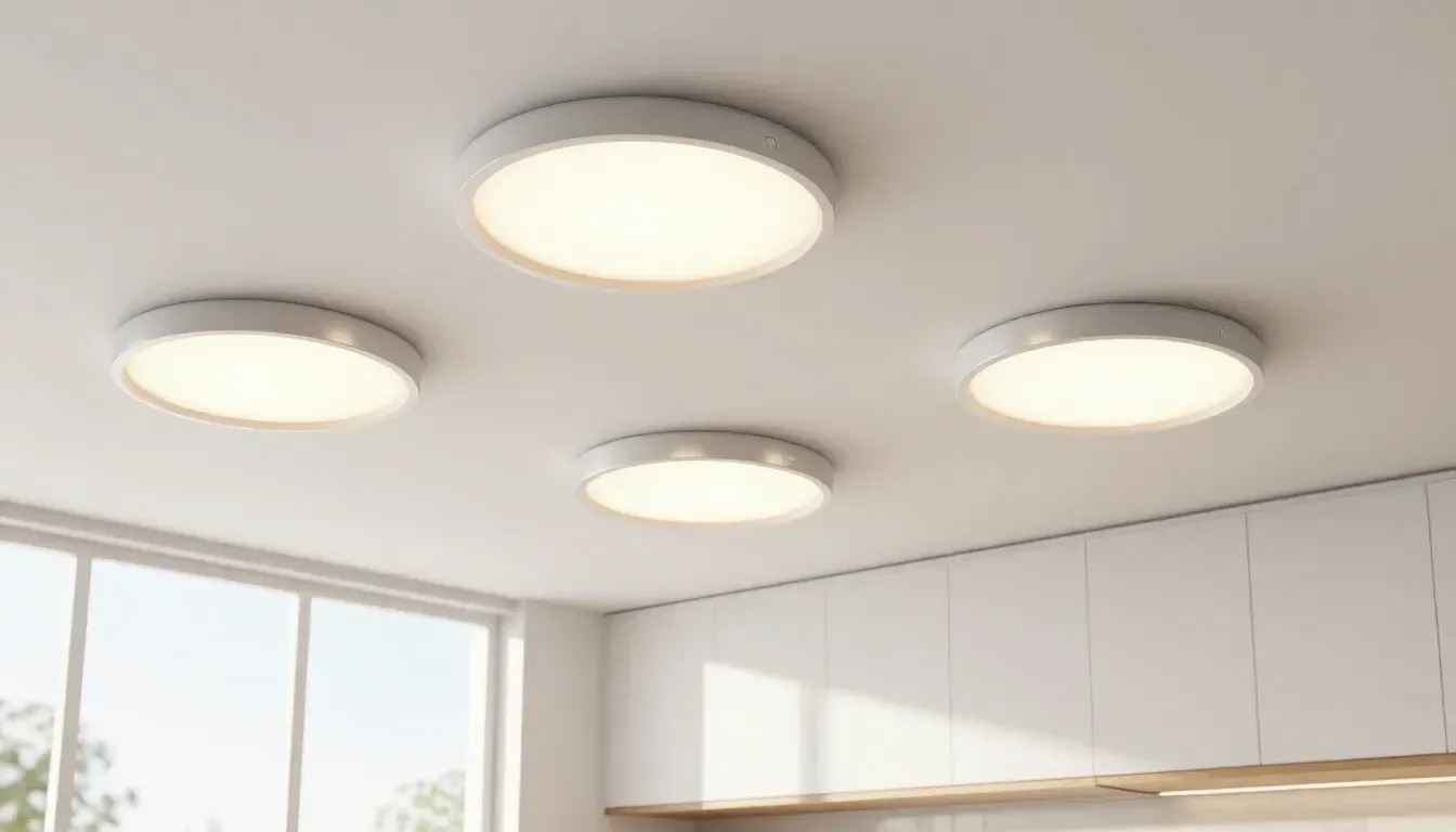 Un hombre está trabajando en una fila de acondicionadores de aire en el techo de un edificio.