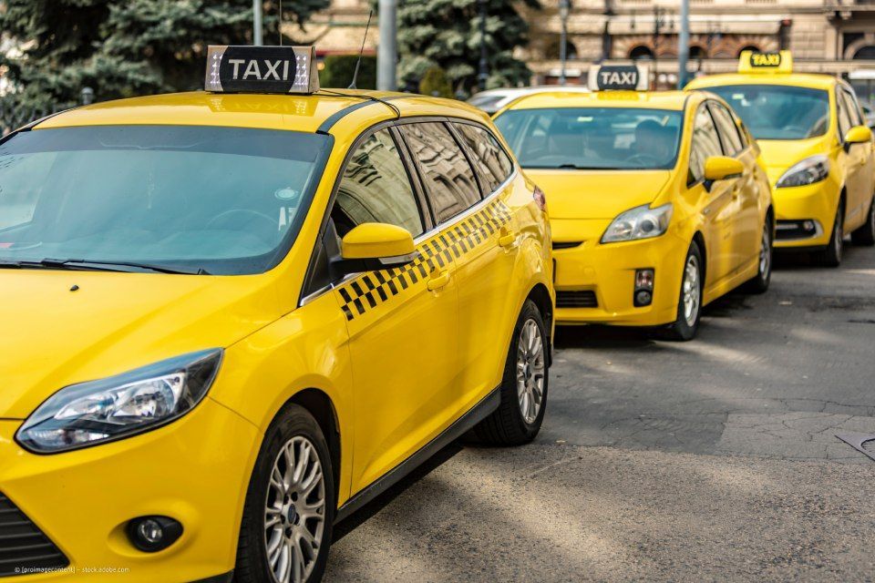 Gelbe Taxis