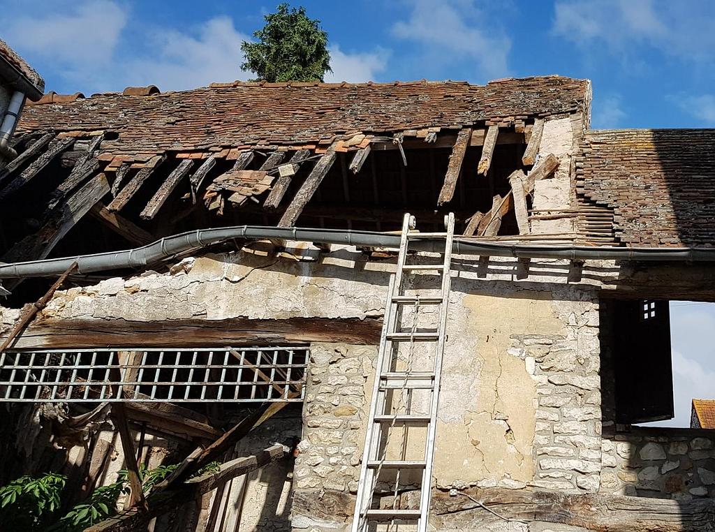 Toiture avant rénovation