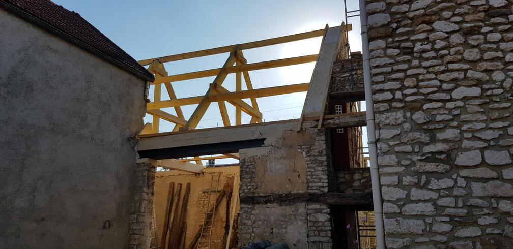 Charpente installée