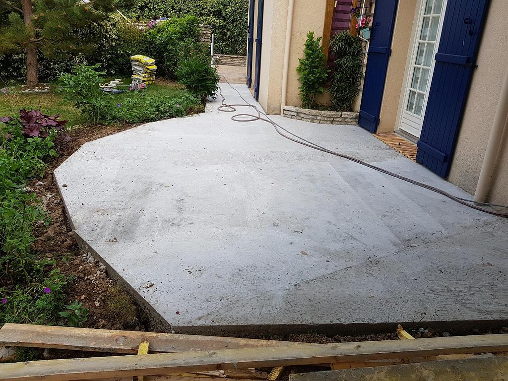 Terrasse sans carrelage