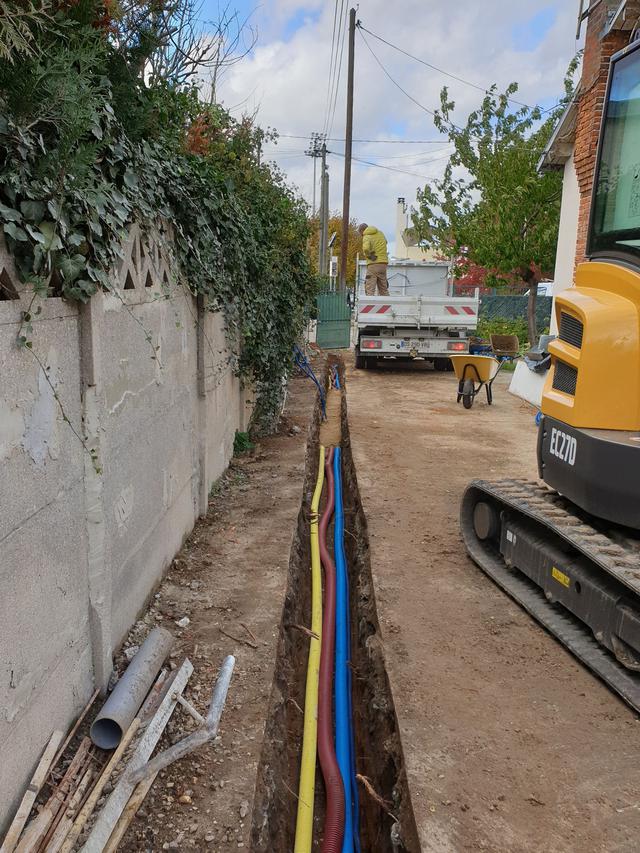 Tranchée pour terrassement 2