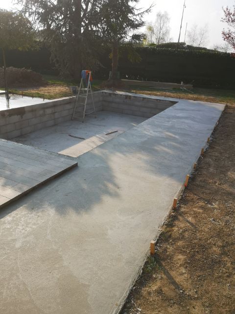 Terrassement piscine terminé