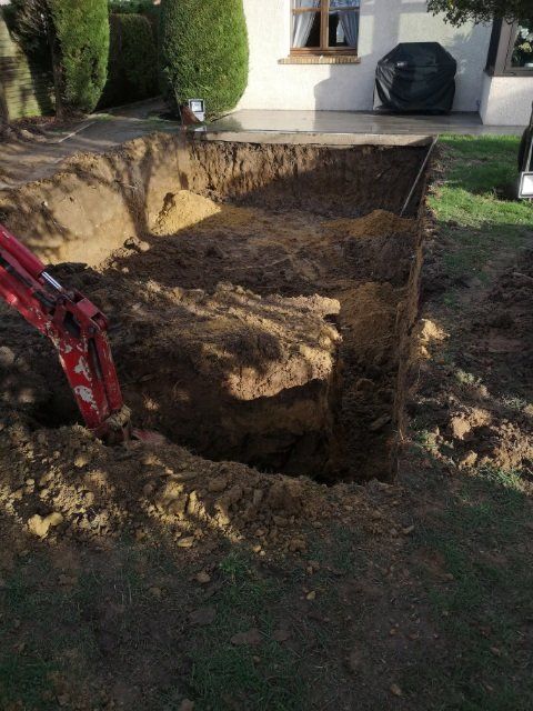Travaux de terrassement de piscine