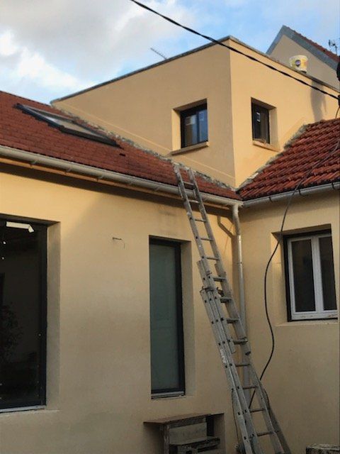 Travaux d'agrandissement terminés et peints 2