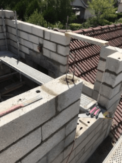 Murs d'agrandissements posés