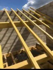 Charpente droite installée