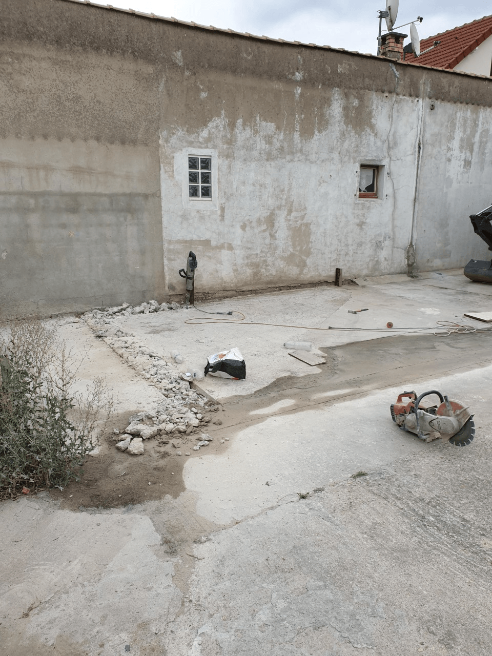 Travaux agrandissement