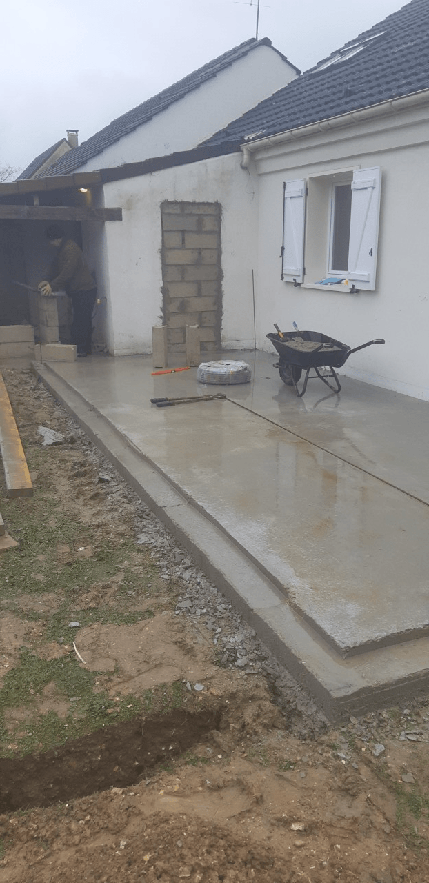 Terrasse terminée