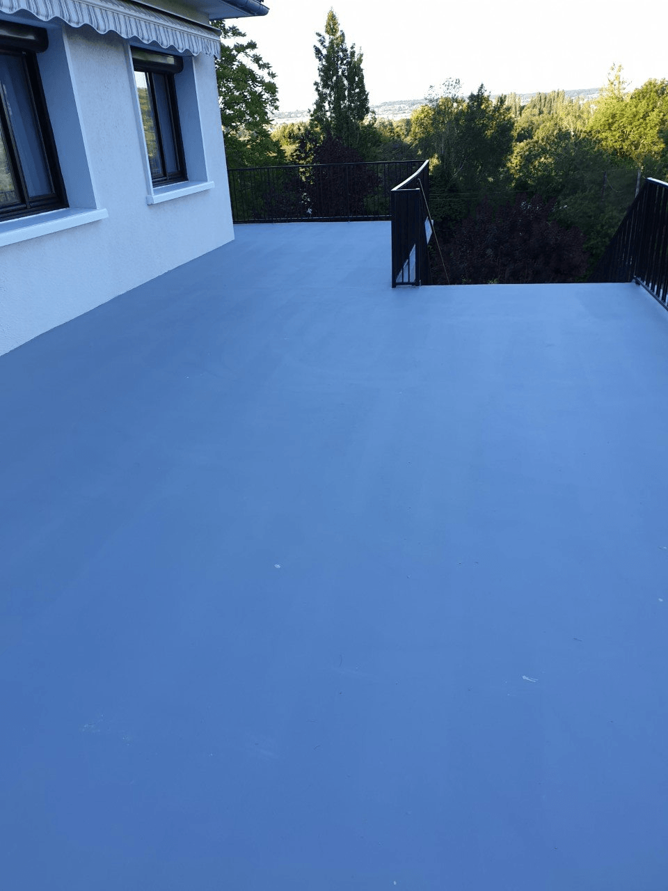 Couche étanche sur terrasse