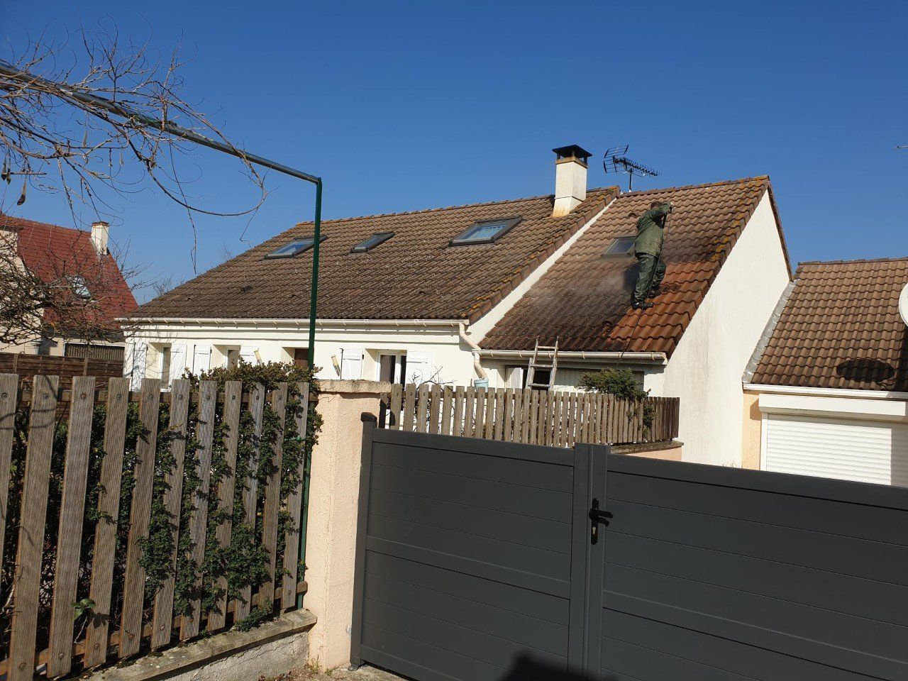 Toiture non étanche