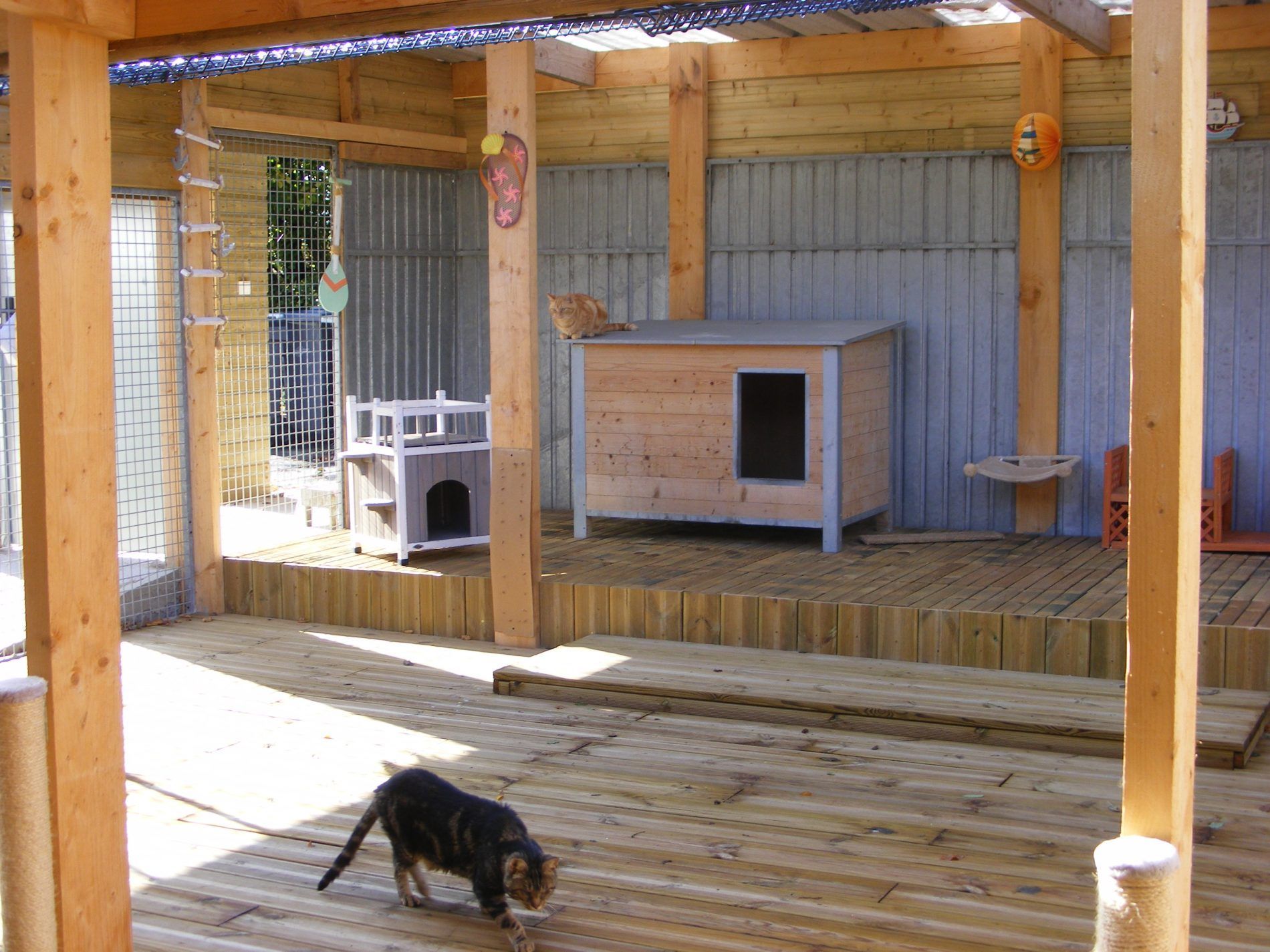 Grand espace loisir pour les pensionnaires.