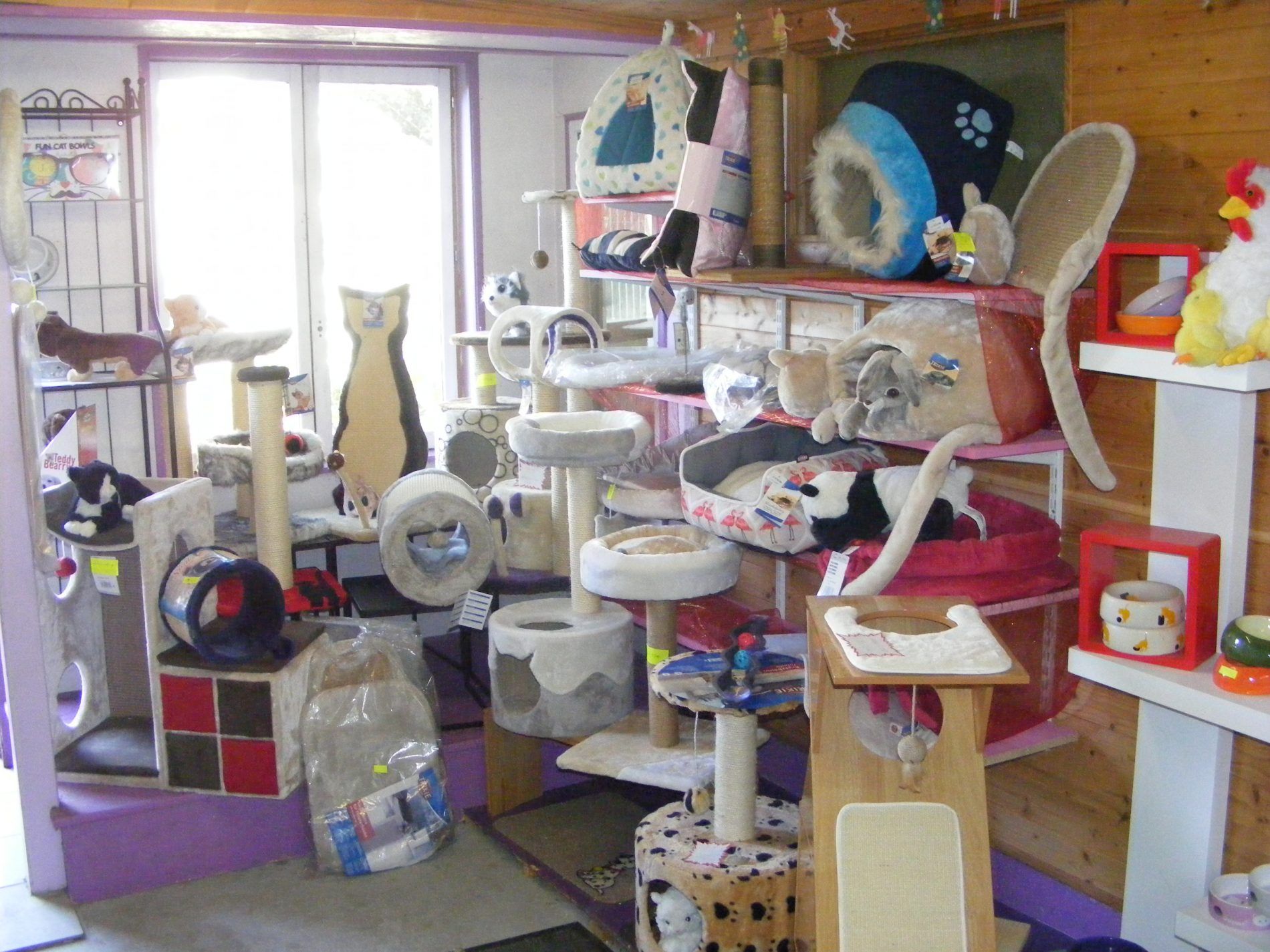 Pannières de toutes sortes en boutique.