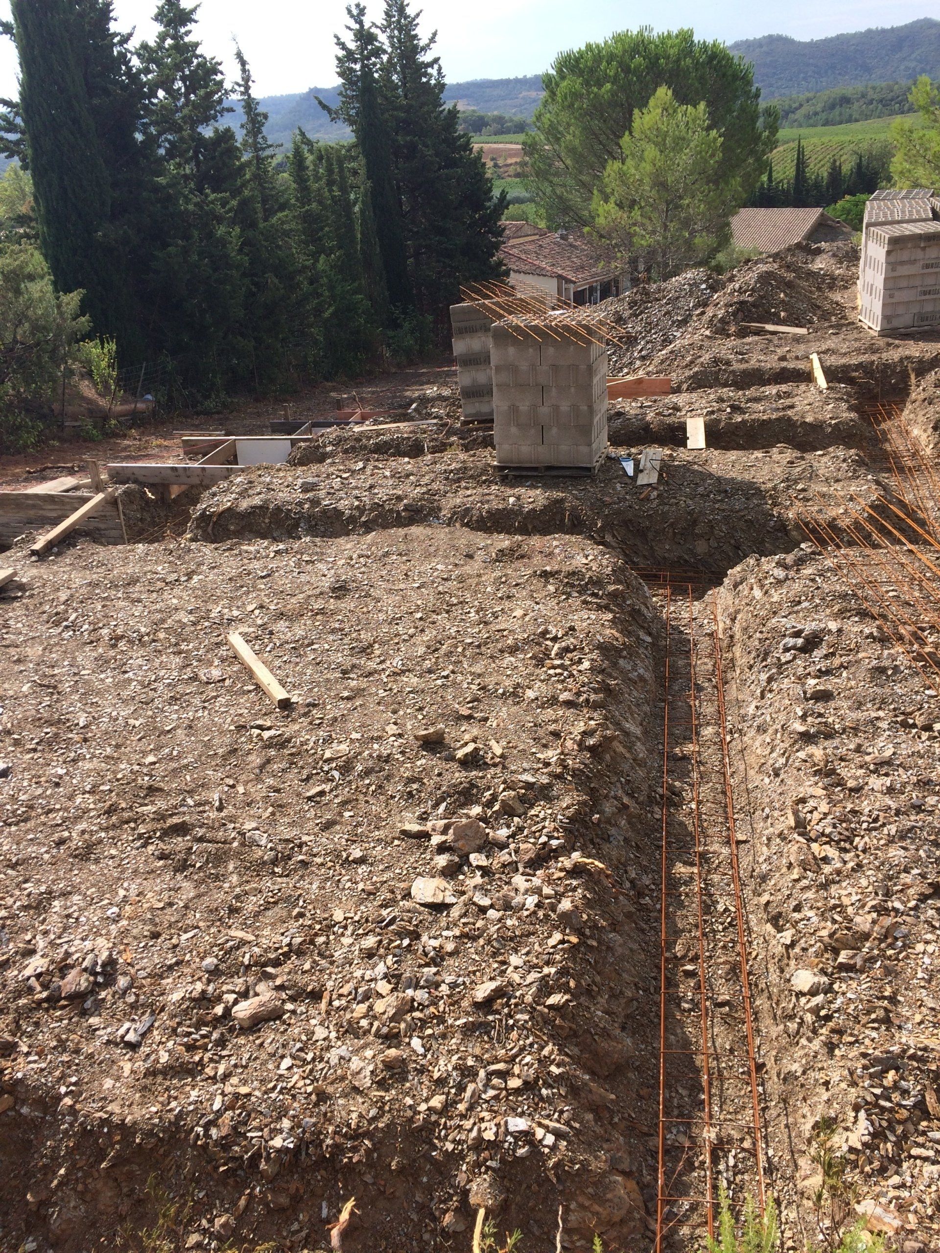 Terrassement fondations