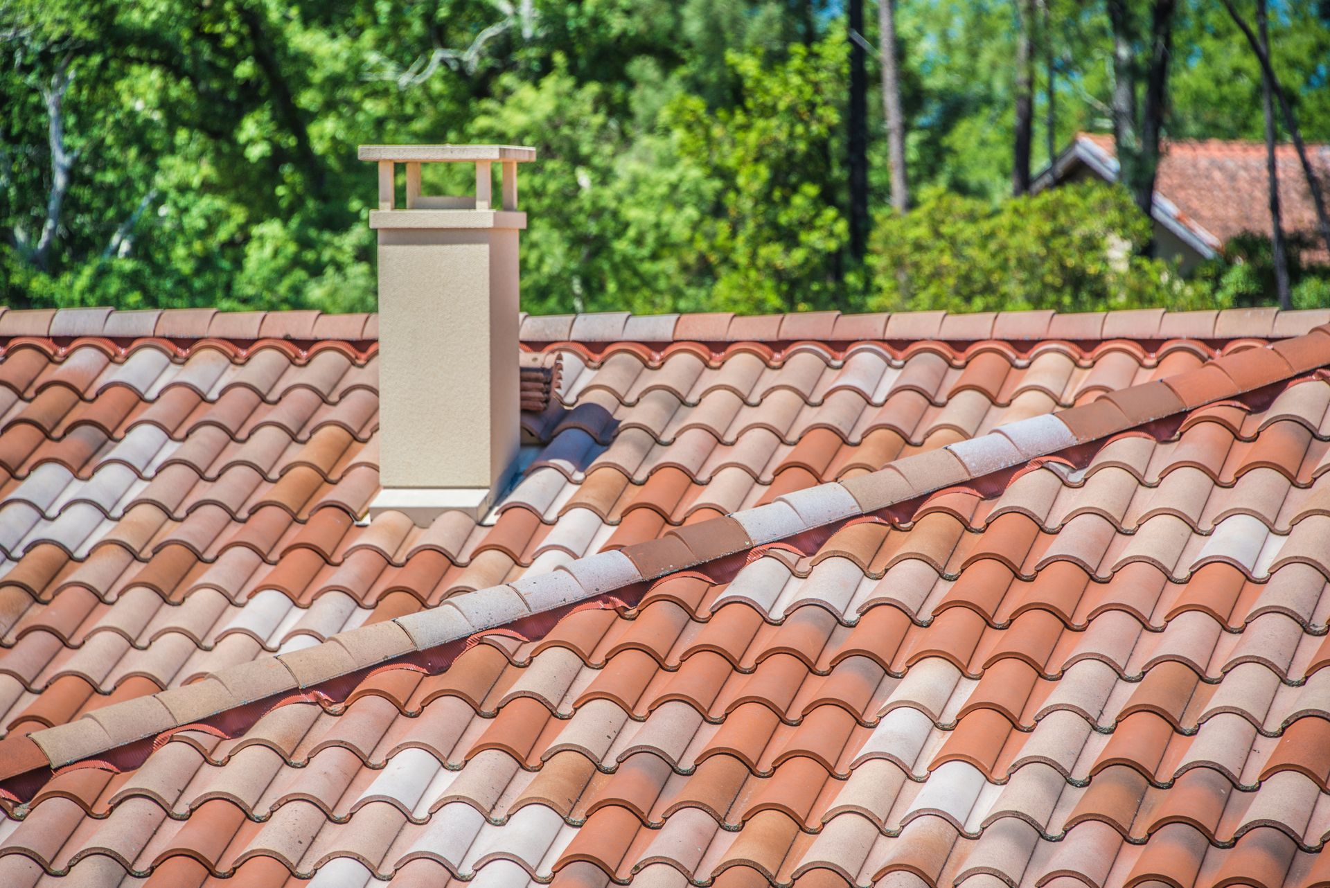 Toiture en tuile traditionnelle