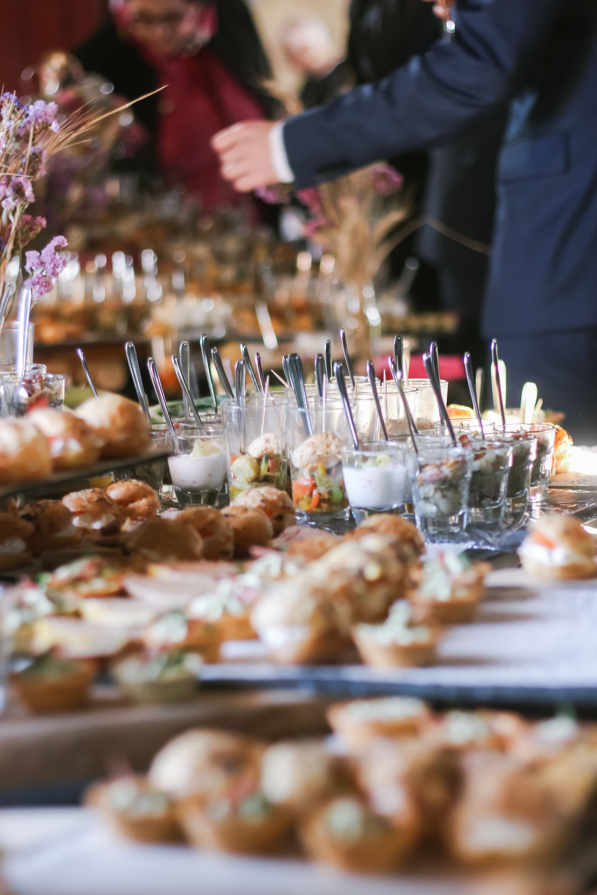 Des verrines et des bouchées