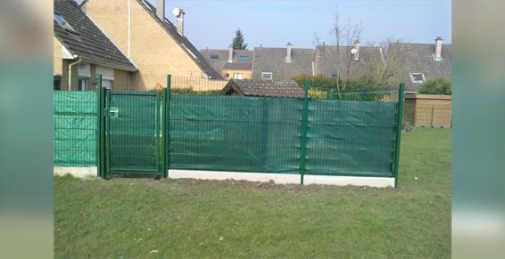 Installation de clôture par J.Paysages près de Lille