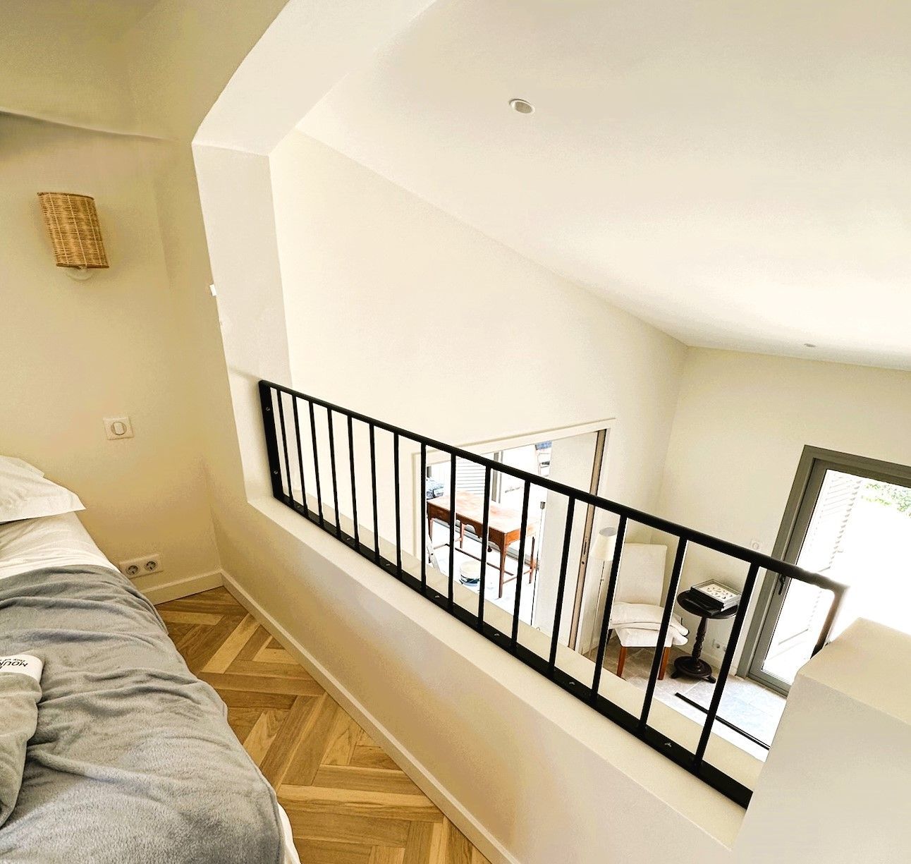 Garde corps intérieur sur mezzanine