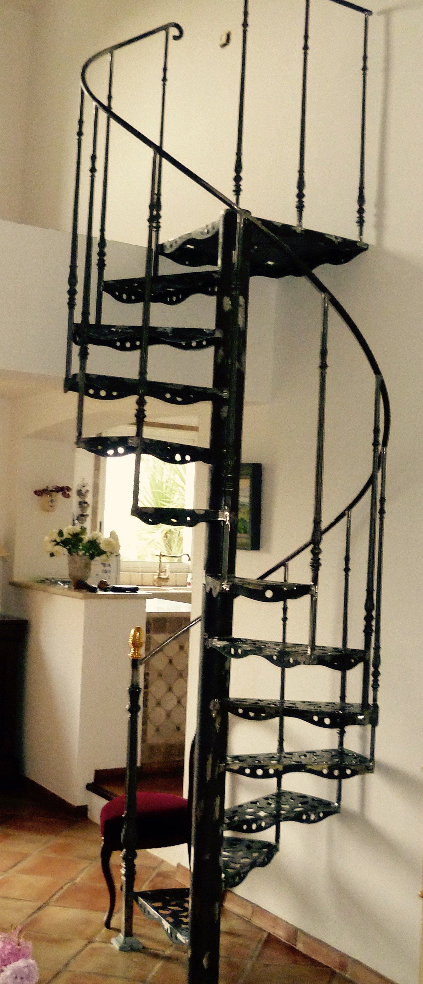 Escalier intérieur en colimaçon