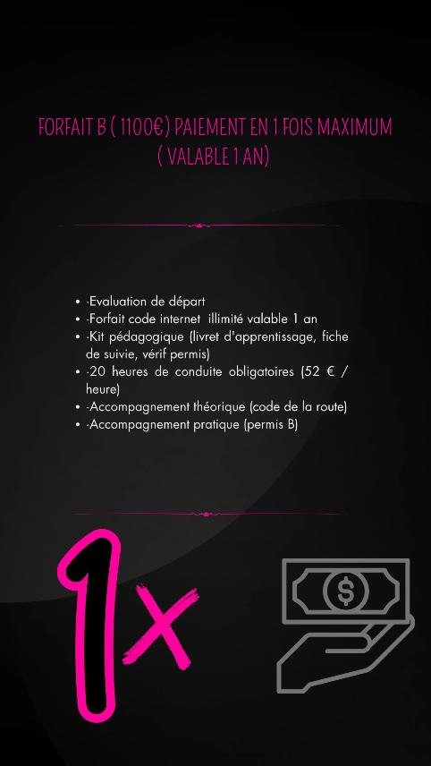 Forfait conduite