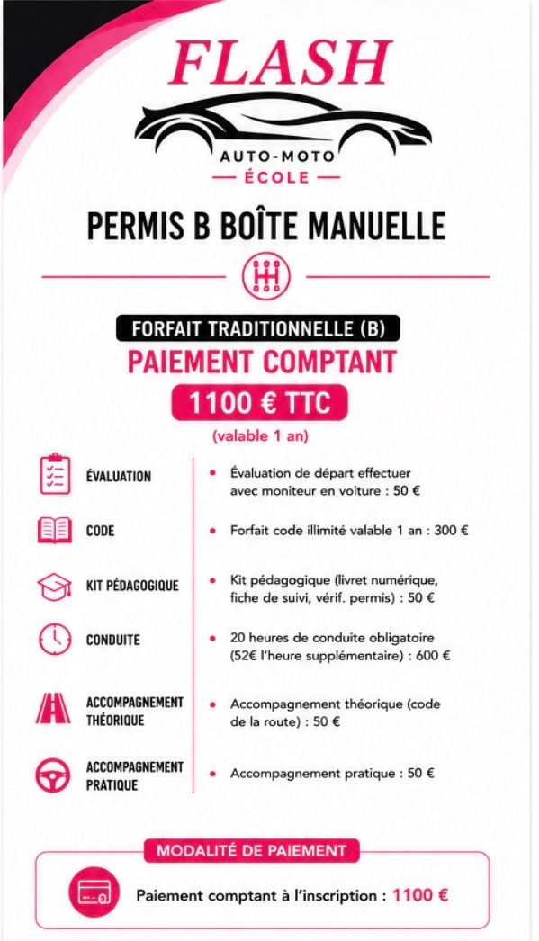 Forfait conduite