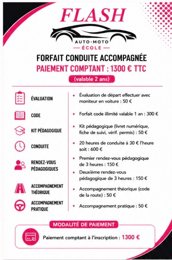 Forfait conduite