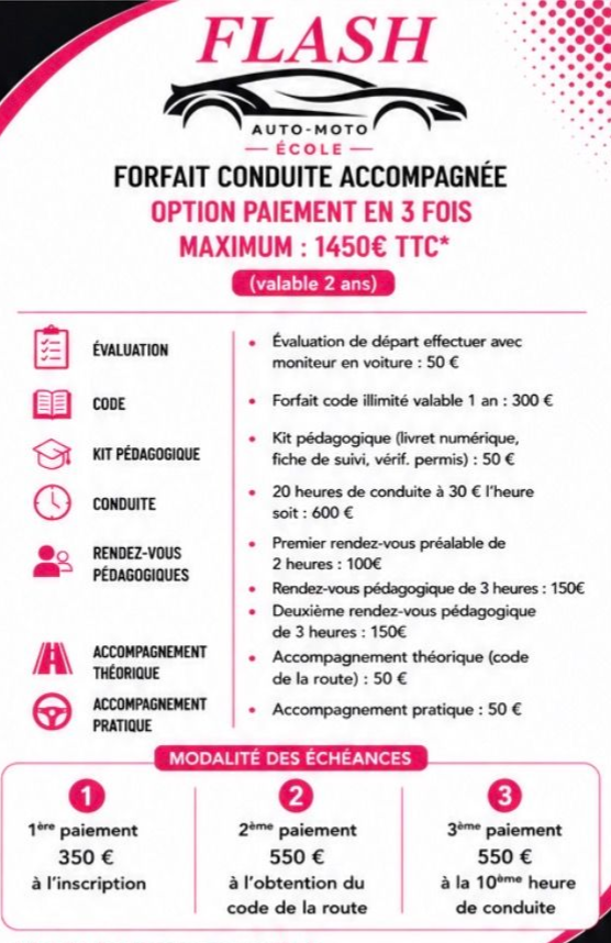 Forfait conduite