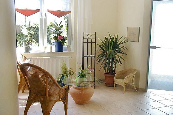 Wartezimmer in der Zahnarztpraxis