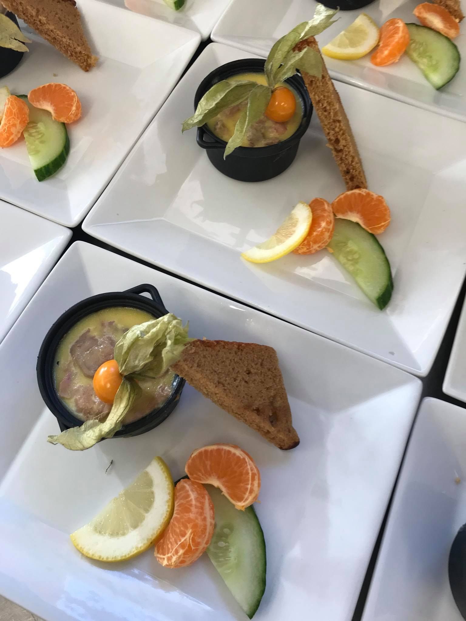 Entrées avec du pain